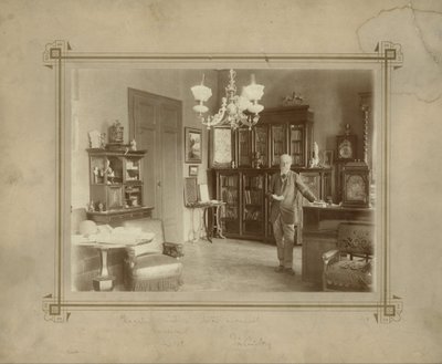 Jókai in his study av Mór Erdélyi